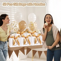Sacs cadeaux personnalisés fantaisie, souvenirs de la saint-valentin, Boutique Durable, vente en gros en chine, Logo personnalisé avec poignées en ruban