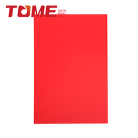 TOME ABS feuille 600x1200mm bon prix matériaux de gravure découpe Abs feuille Double couleur 1.25mm CNC feuille de plastique