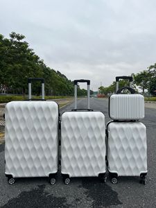 Lot de 4 valises rigides en ABS, plusieurs tailles, roulettes silencieuses, personnalisables, bagages à main sur roulettes - Product Image 4