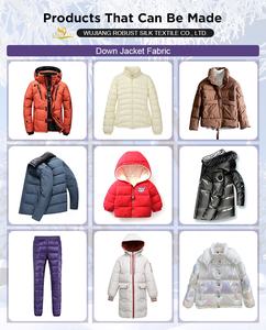 <span class=keywords><strong>Tissu</strong></span> extensible mécanique Jacquard extensible 50D 100% Polyester <span class=keywords><strong>pour</strong></span> vêtements <span class=keywords><strong>matelassé</strong></span> <span class=keywords><strong>double</strong></span> <span class=keywords><strong>face</strong></span> <span class=keywords><strong>pour</strong></span> doudounes Film TPU collé - Product Image 4