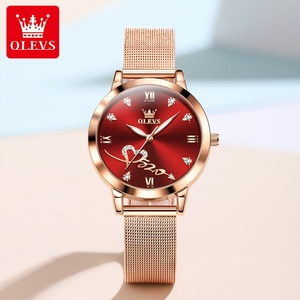 <span class=keywords><strong>Montres</strong></span> à quartz pour femmes OLEVS 5530 OEM, design classique de luxe, étanches, avec logo personnalisé, tendance et populaires. - Product Image 1