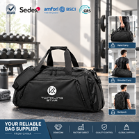 Sac de sport convertible 3-en-1 OEM avec compartiment à chaussures indépendant, logo personnalisé, poignée de transport et sangles dissimulées