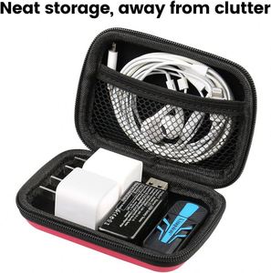 Étui rigide en EVA pour écouteurs, petite pochette pour casque, organiseur électronique, sac de voyage pour EarPods - Product Image 2