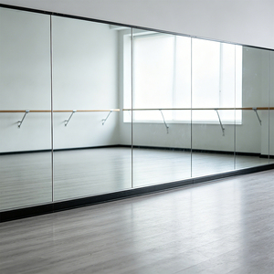 Miroir <span class=keywords><strong>de</strong></span> gym extra large incassable |   Miroir <span class=keywords><strong>de</strong></span> sécurité argenté sans cuivre <span class=keywords><strong>de</strong></span> 5 mm et 6 mm pour la maison, la salle <span class=keywords><strong>de</strong></span> sport, le studio <span class=keywords><strong>de</strong></span> danse - Product Image 2