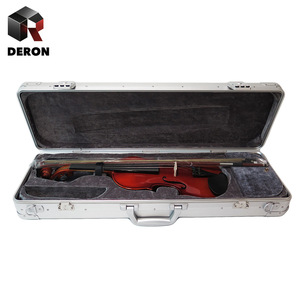 Estuche Rígido de Aluminio de Alta Gama, Resistente a Impactos y Caídas, para Violín, con Acolchado Reforzado, para Viajes y Protección del Instrumento - Product Image 5