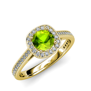 Engagement <span class=keywords><strong>Peridot</strong></span> Nhẫn đặc biệt 925 Sterling bạc <span class=keywords><strong>Peridot</strong></span> nhẫn cho phụ nữ vòng độc đáo <span class=keywords><strong>Peridot</strong></span> Nhẫn đính hôn - Product Image 3
