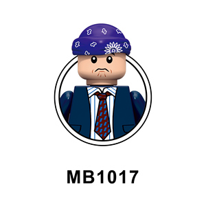 MB1013-MB1018 The Office Prison <span class=keywords><strong>Mike</strong></span> David Brent, Bloques <span class=keywords><strong>de</strong></span> Construcción en Miniatura, Figuras <span class=keywords><strong>de</strong></span> Juguete - Product Image 4
