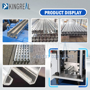 KINGREAL 41mm 21mm Unistruct Channel <span class=keywords><strong>Roll</strong></span> formatrice macchina scanalata montante Unitrust in acciaio <span class=keywords><strong>C</strong></span> U canale <span class=keywords><strong>Roll</strong></span> formatrice - Product Image 6