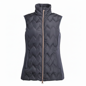 OEM personalizado 85% abajo chaleco ecuestre a prueba de viento senderismo ligero Puffer abajo chaqueta Golf mujeres Puffer chaleco - Product Image 1