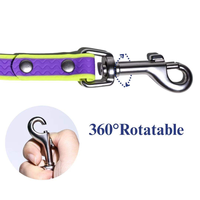 Laisse pour chien NOVIPET en PVC imperméable, bicolore, texture ondulée, non toxique, pour toutes les races, promenade quotidienne et entraînement en extérieur