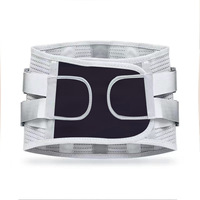 Ceinture de maintien de la taille en coton pour hommes et femmes Soulagement des douleurs dorsales pour les personnes âgées d'âge moyen Plaque en acier pour hernie discale lombaire