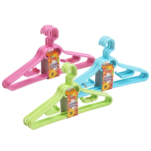 Elianware Household Multicolor Plastic Clothing Hanger Set Garment Shops Customizable For Clothes T Shirts Jacket Hanging