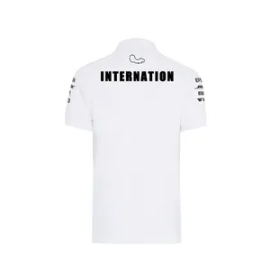 Custom Logo Design Werk Team Sport Golf Poloshirts Voor Mannen Casual Snel Droog Polo T Shirt
