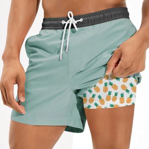 <b>Mens</b> Swim <b>Trunks</b> Quick-Dry Bathing Suits Fitness Beachwear & Swimwear Man Beach Shorts with Pockets - Product Image 1