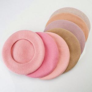 Autumn Winter Warm Fashion Trendy Casual British Painter <b>Hat</b> Women Wool Beret <b>Hat</b> Wide Brim Outdoor Travel Colorful Beret <b>Hat</b> - Product Image 2