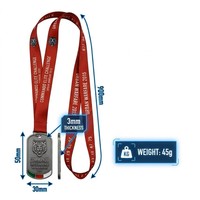 Médailles de style militaire en métal moulé sous pression de haute qualité avec logo émaillé personnalisé, finition étain antique, pour tournoi tactique