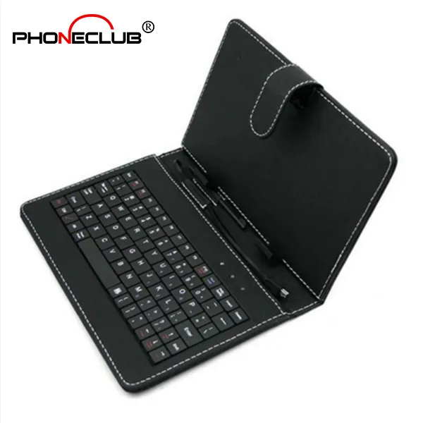 Original teclado inteligente PU caso capa de couro para ipad7/8/9/9.7 polegadas com touch pad