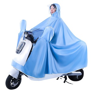 Impermeable para Scooter Eléctrico, Poncho Impermeable de una Pieza con Panel de Visualización, Engrosado, para Adultos, para Viajes en Motocicleta - Product Image 1