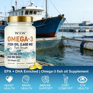 Capsules d'huile de <span class=keywords><strong>poisson</strong></span> les plus vendues pour le soutien immunitaire des adultes, complément d'oméga-3, favorise la santé du cerveau et de la peau - Product Image 1