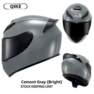 Casque de moto intégral Qike en ABS certifié 3C, équipement de sécurité toutes saisons, chaud pour l'hiver, pour hommes et femmes, style personnalisé - Product Image 4