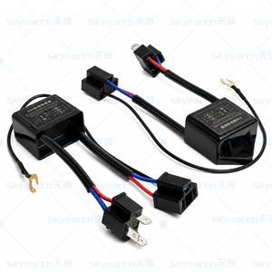 Skyearth H4 LED Conversion Controller Decoder 12V 24V Headlight Adapter Black Plastic Warning Canceller Kit for Universal Car - Product Image 5