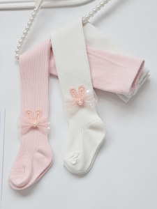 Leggings para Niños en Oferta, Pantalones de Nueve Puntos para Bebés y Niños Pequeños y Medianos, Estilo Coreano, Otoño, Calcetines para Niñas, Venta al por Mayor - Product Image 2