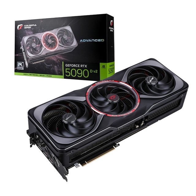 Brand New Factory-Sealed IGame RTX 5090 D V2 Advanced OC 24GB 384-Bit GDDR7 DP/-Desktop/Workstation Gaming Video Editing AI