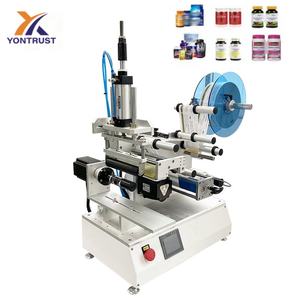 Etiquetadora de Botellas Redondas de <span class=keywords><strong>Escritorio</strong></span> Rentable, Máquina Aplicadora de Etiquetas para Botellas de Plástico, Aplicador de Etiquetas Semiautomático - Product Image 1