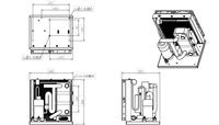 Système de refroidissement à eau Peltier Huajing 24VDC 800-1000W pour équipement laser avec température de fonctionnement de -20 à +65°C et bruit de 61,0 dB(A)