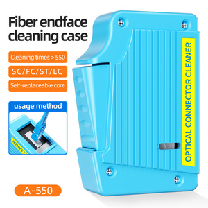 Caja de Limpieza de Fibra Óptica Tipo Cassette, Herramientas de Limpieza de Conectores SC FC ST LC con 12 Meses de Garantía, Opciones Multicolor para FTTH - Product Image 5