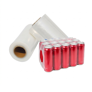 Rollos de Plástico Transparente Termoencogible de PE para Envolver Botellas de Bebidas, Película de Poliolefina LDPE - Product Image 1