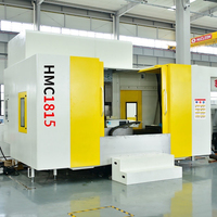 Centre d'usinage horizontal avec une précision de positionnement répétée de 0,005 mm, fraiseuse pneumatique et fraiseuse CNC