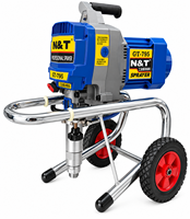 Pistolet à peinture sans air pour peinture murale, pompe à piston électrique, pulvérisateur haute pression 3000 PSI pour travaux de construction industrielle et bricolage