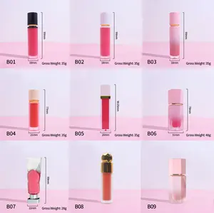 Blusher Lip Eye Cheek 11 Colors Natural Long-lasting Waterproof Cheek Pink Makeup Vegan Liquid Blush Private Label