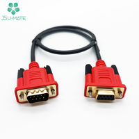 Cable D-sub Personalizado DB9 a DB9 RS232 Serial de 9 Pines Macho Hembra Dorado RS232 Cable Serial de 9 Pines