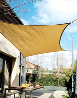 Voile d'ombrage extérieure en tissu maillé HDPE stabilisé aux UV, maille épaissie, écologique, respirante, livraison directe usine
