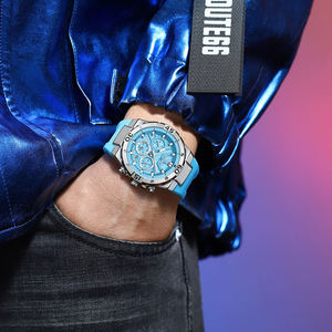 Nuevo reloj deportivo multifuncional de silicona con correa de silicona, resistente al agua, luminoso, de cuarzo, para hombre, modelo RD83965M, 2026. - Product Image 3