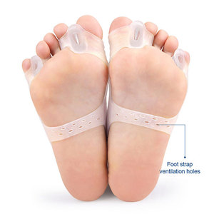 Séparateur d'orteils à double trou avec bande de résistance élastique pour <span class=keywords><strong>Hallux</strong></span> <span class=keywords><strong>Valgus</strong></span> - Product Image 6