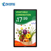 Lecteur publicitaire numérique Zkong Sparkle 10,1'' TFT LCD avec CMS basé sur le cloud, compatible NFC, pour utilisation en intérieur