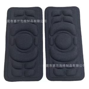Genouillères Huilan EVA, densité 38, épaisseur 5 mm, noires, moulées sur mesure pour la protection - Product Image 2
