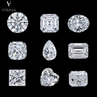 Viresa Toptan 0.5ct 1ct 2ct 3ct Oval Kesim Gevşek Mozanit Taşı DEF Berraklık VVS1 Sertifikalı Mozanit Elmas