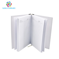 Produits de sublimation Subli-forward, carnet en cuir PU vierge pour sublimation, format A4, A5, A6, carnet personnalisé avec logo, carnet de notes