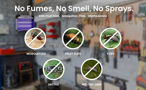 Luz descendente recargable para atrapar insectos, Luz Azul De 18W, para uso en interiores y exteriores, inofensivo para los humanos - Product Image 6