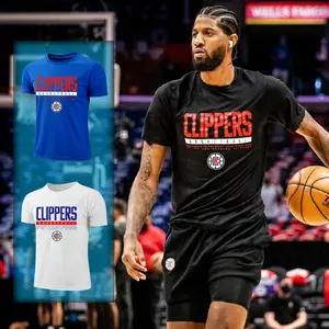 Paul George เสื้อบาสเก็ตบอลแขนสั้นสำหรับผู้ชาย,เสื้อทีเชิ้ตแขนสั้นแห้งเร็วสำหรับใส่เล่นกีฬาวิ่งระบายอากาศได้ดี