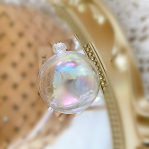 ลูกบอลคริสต์มาสอะคริลิกสีรุ้งใสสีแดงขาวทองประดับด้วยน้ำผึ้งและของหวาน สำหรับตกแต่งเค้กในงานปาร์ตี้วันหยุด - Product Image 4