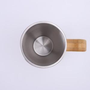 جديد أكواب قهوة من الخيزران مزدوجة الجدار مع زجاجة ماء حرارية من الخيزران مع شفاطة - Product Image 4