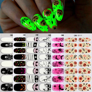Halloween Luminous Glossy Lightweight Breath able Langlebige Nagel verpackung <span class=keywords><strong>Nail</strong></span> Beauty No Bake Gel Nagel aufkleber ohne UV-Licht - Product Image 4