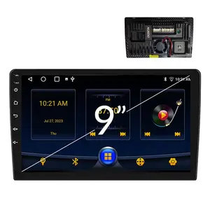 9 "2DIN Android 10 Car DVD Player autoradio Wifi đài phát thanh HD 1080P Xe MP5 Máy nghe nhạc xe GPS navigation với camera phía sau