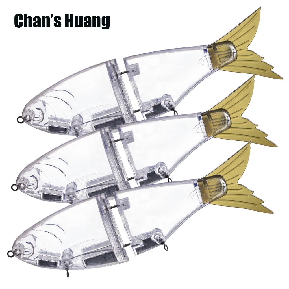 Chan's Huang 21 cm 107,6 g unbemalte Gleitköder großes Spiel Kunststoff-Schatten Angelekörper angepasster harter Schwimmakel