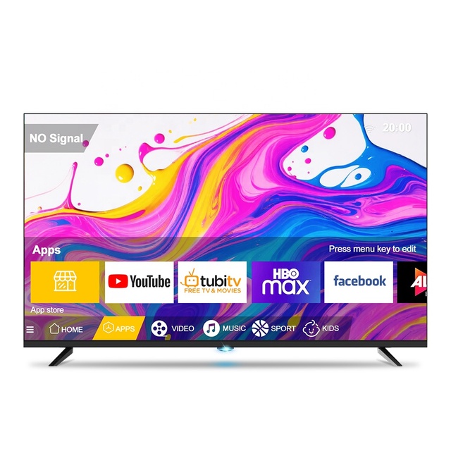 Customizable Android WiFi Smart TVs 32 43 50 55 65 75 85 98 Inch 4K UHD LED HDTV Borderless Slim LCD LED Television